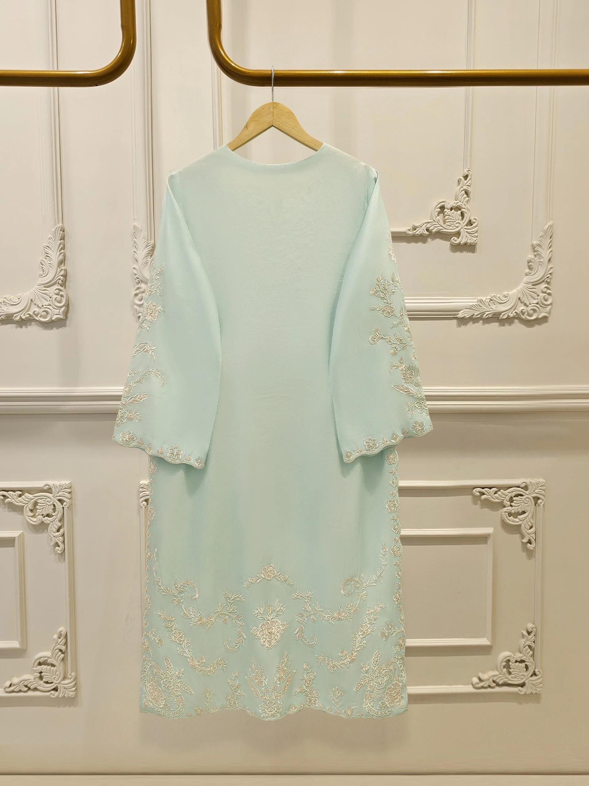 Agha Noor Stitched 3 Piece Pure Khaddi Silk S112074 J(99) - Image 3