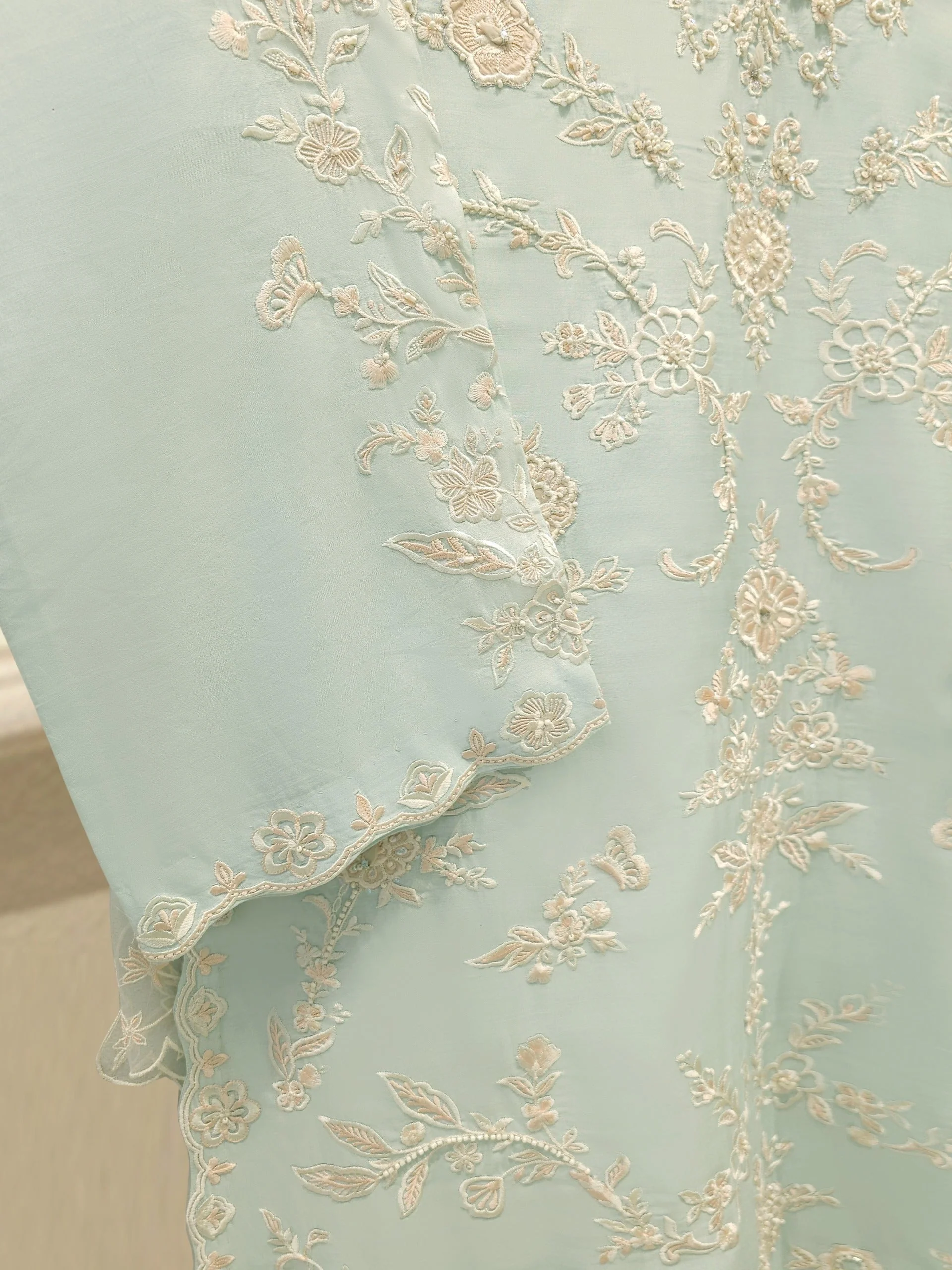 Agha Noor Stitched 3 Piece Pure Khaddi Silk S112074 J(99) - Image 4