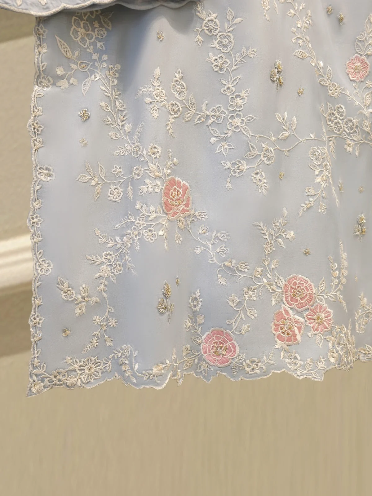 Agha Noor Stitched 3 Piece Pure Khaddi Silk S112082 J(99) - Image 4