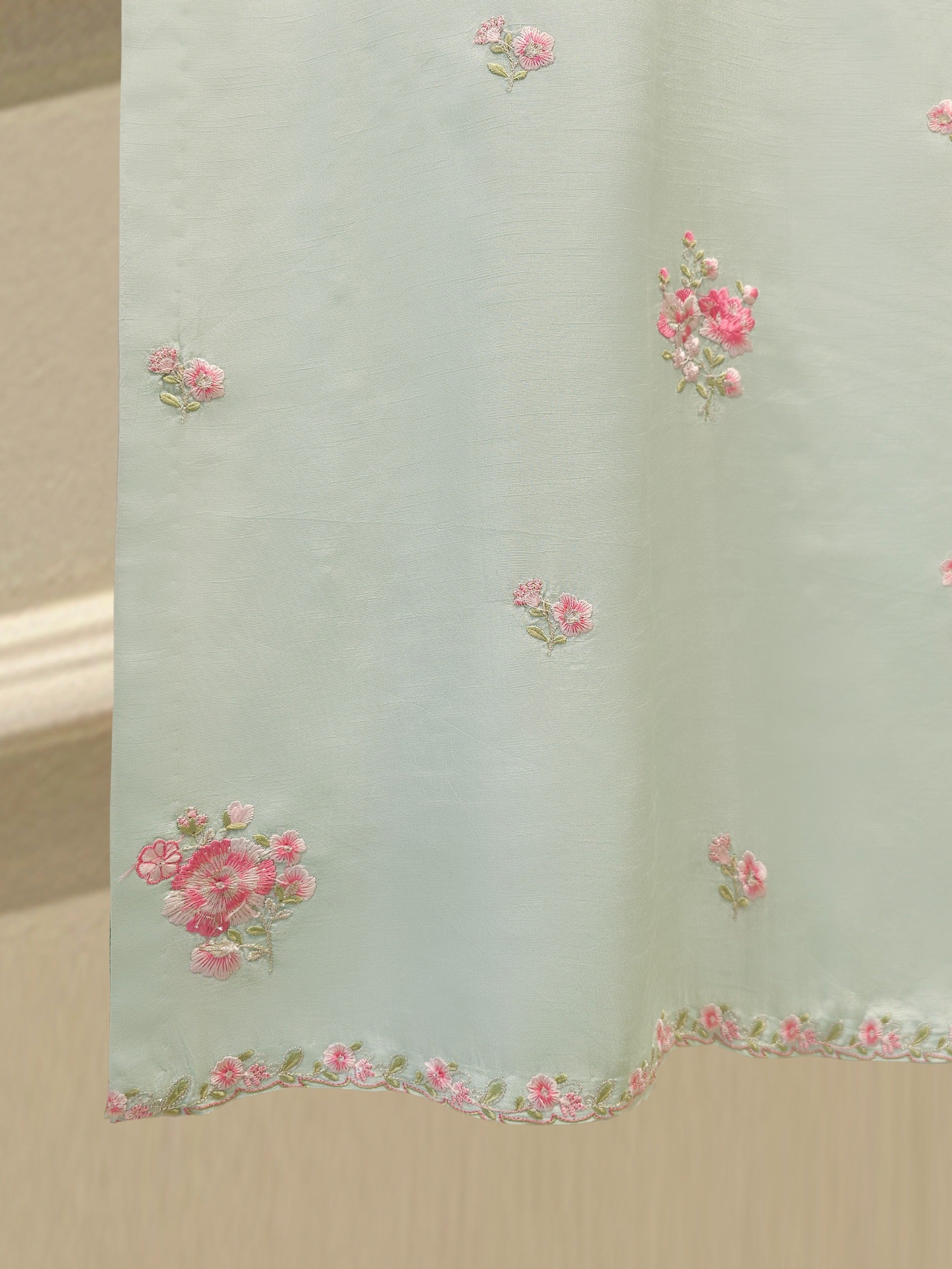 Agha Noor Stitched 3 Piece Pure Korean Silk S111923 J(92) - Image 4