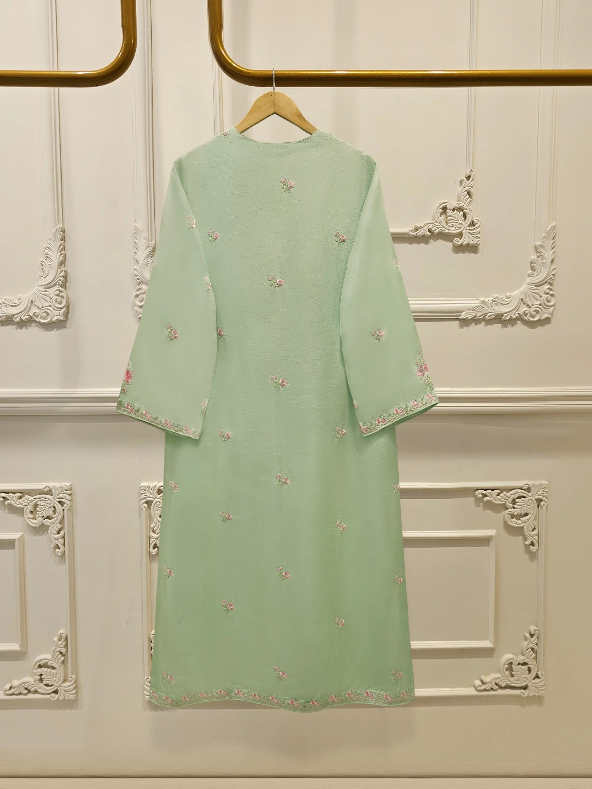 Agha Noor Stitched 3 Piece Pure Korean Silk S112001 J(93&94) - Image 5