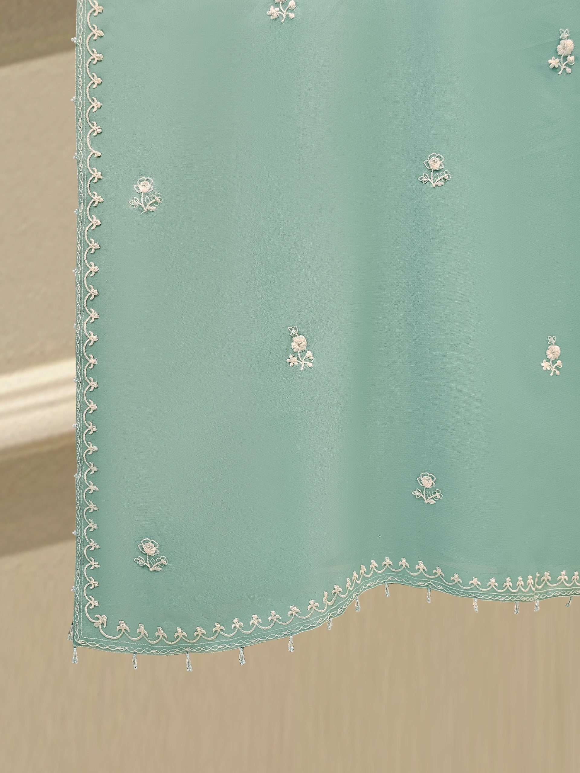 Agha Noor Stitched 3 Piece Pure Organza S111651 J(93) - Image 6