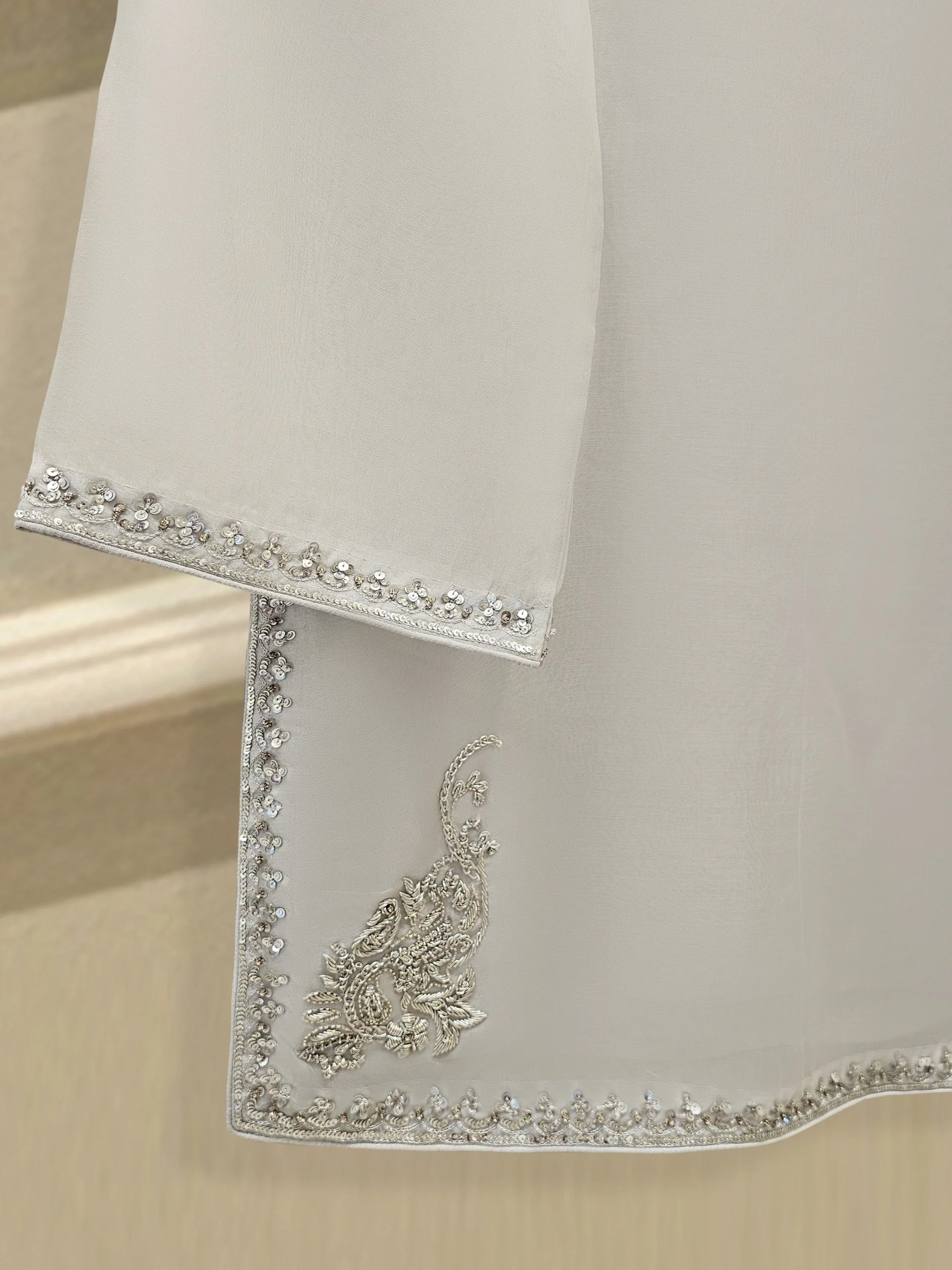 Agha Noor Stitched 3 Piece Pure Organza S111965 J(99) - Image 3