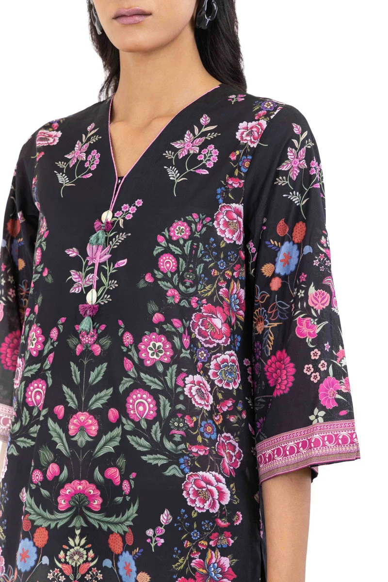 Black-Slub-Lawn-2 Piece (WP2PPBS26HR1F24) Y-125 - Image 5