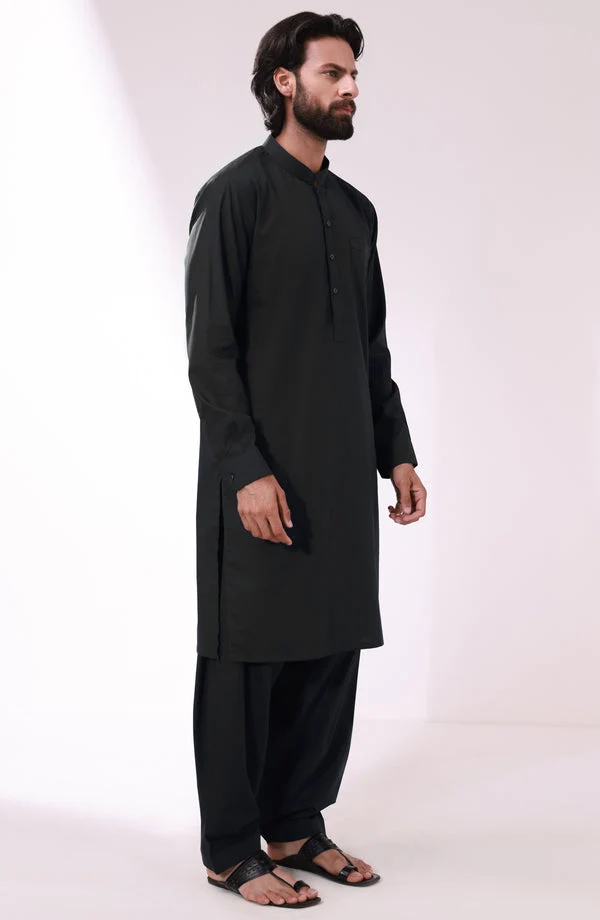 Cambridge Men Band Collar Shalwar Kameez AKPB2402 (Y-8)J(40) - Image 3