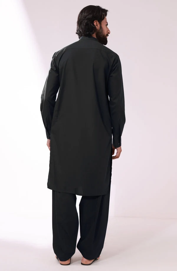 Cambridge Men Band Collar Shalwar Kameez AKPB2402 (Y-8)J(40) - Image 4