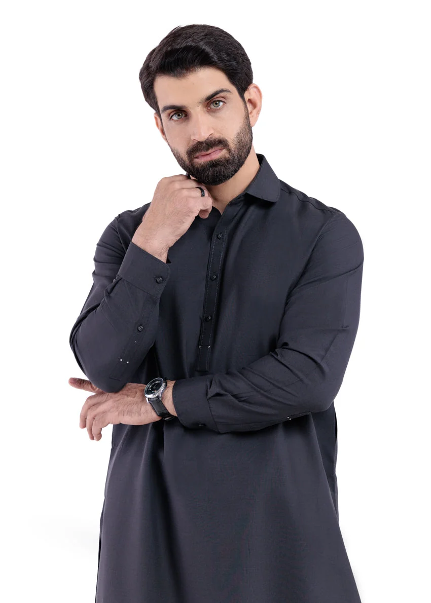 Charcoal-Blended-Shalwar Suit - (MP2PSBW25BM11D1) J(60) YB-25 - Image 4