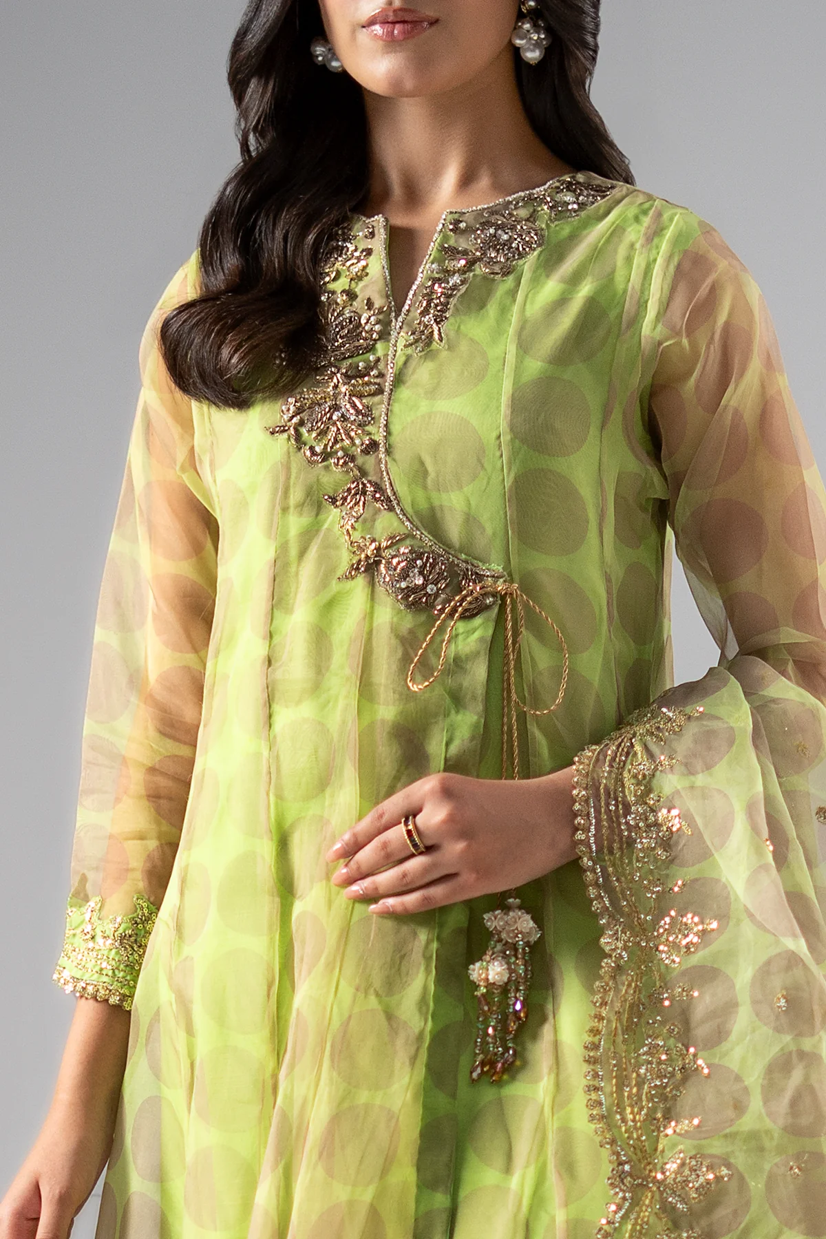 Raw Silk Festive 3 Piece CMA-6-063 - Image 2