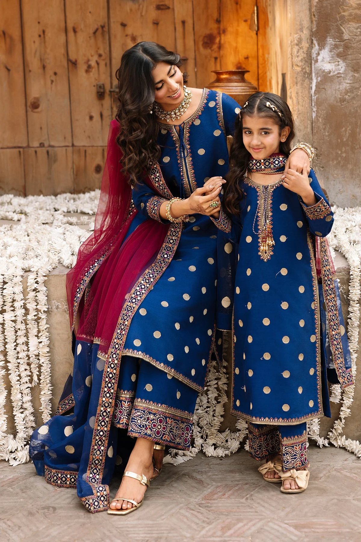 Raw Silk Festive 3 Piece  CMA-6-323 - Image 2