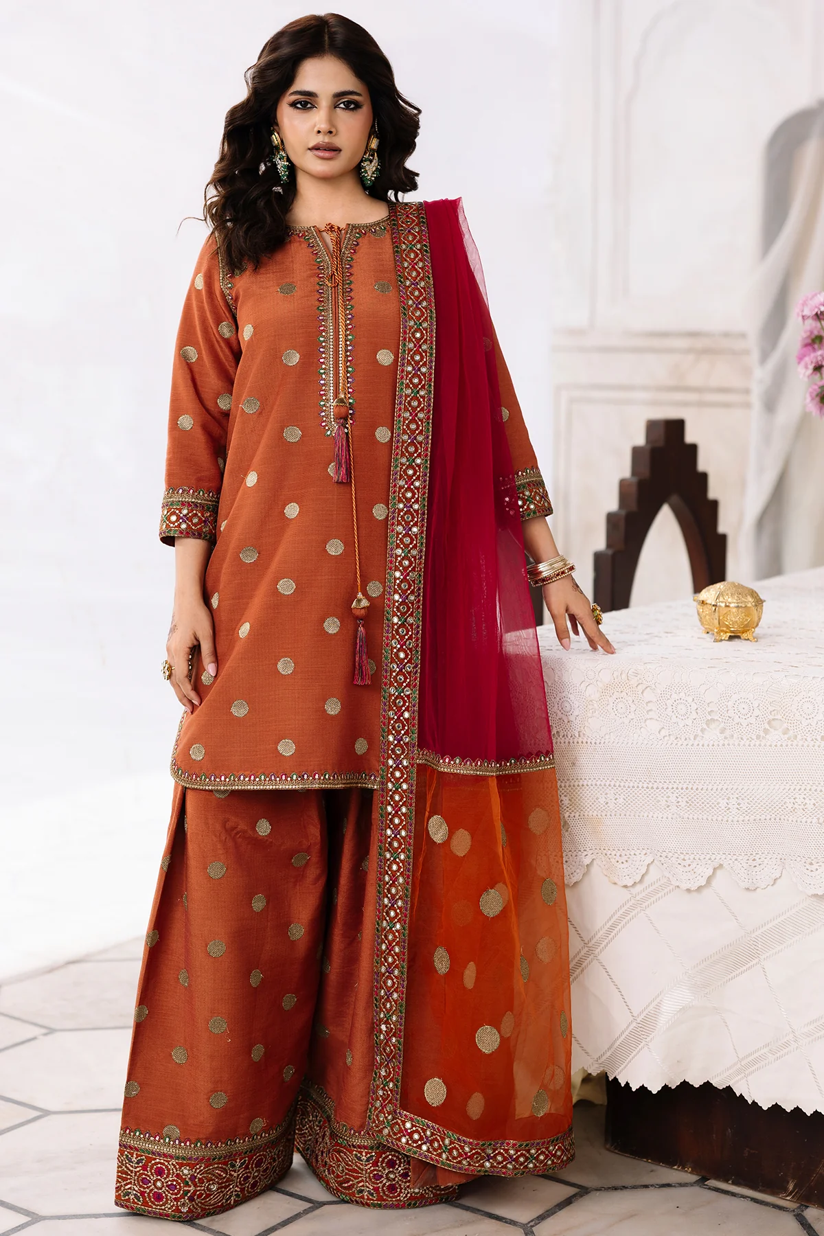 Raw Silk Festive 3 Piece CMA-6-358