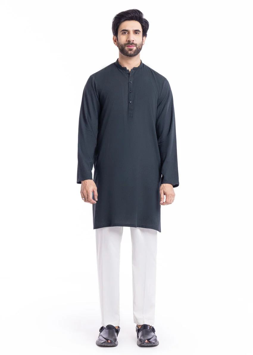 D-Green-Blended-Kurta - (MP1PBW25BM11D3 (YF-22)
