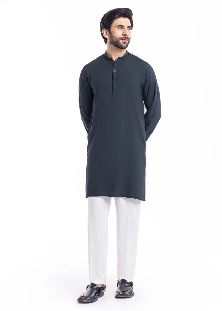 D-Green-Blended-Kurta - (MP1PBW25BM11D3 (YF-22) - Image 3