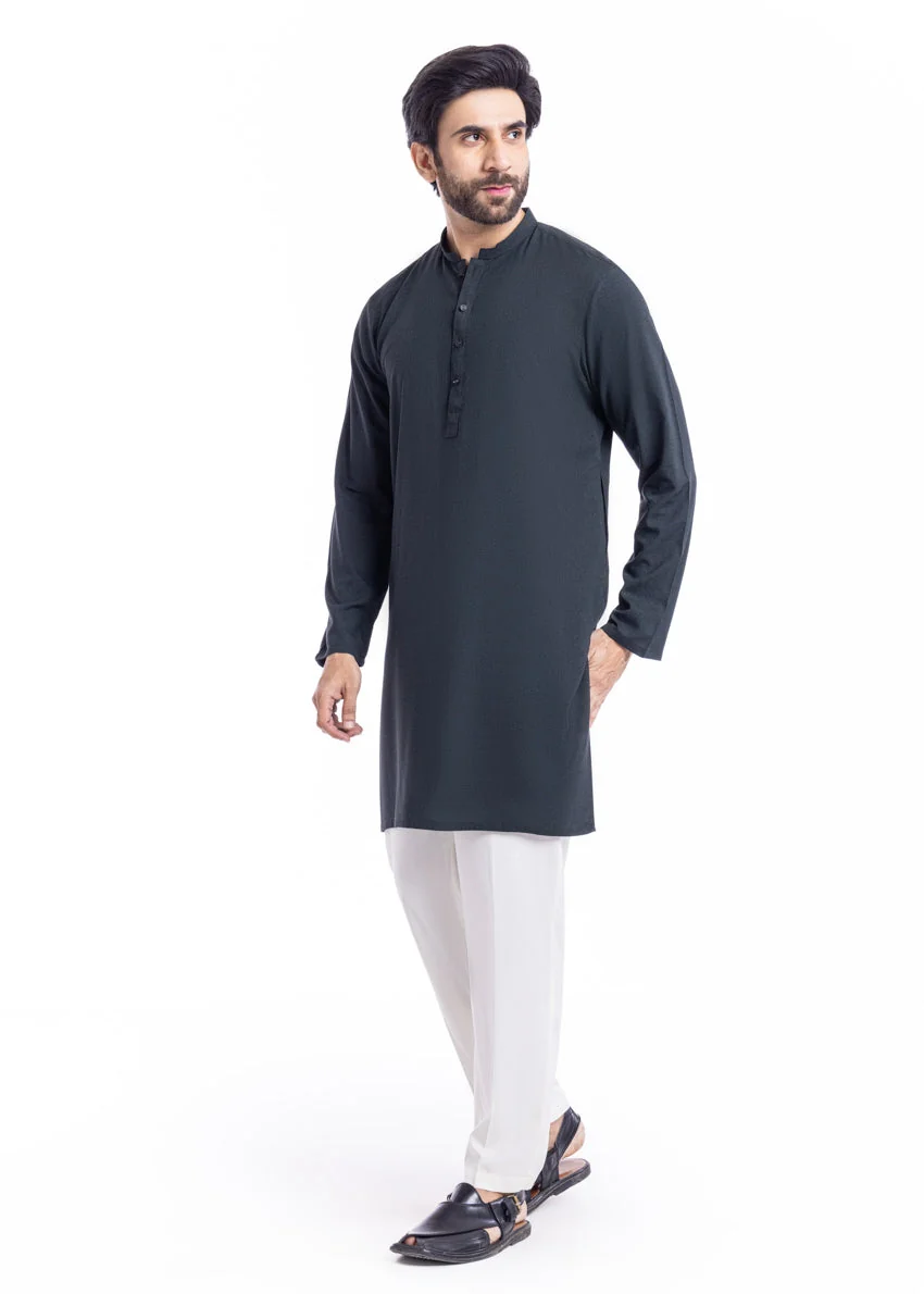 D-Green-Blended-Kurta - (MP1PBW25BM11D3 (YF-22) - Image 4