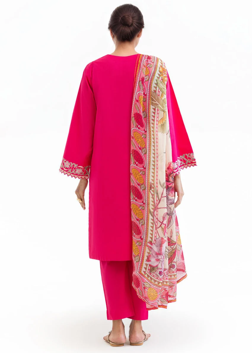 D-Pink-Cambric-3 Piece (WP3PSBW25B1J20) J(FW15) (Y-144) NY(138) - Image 2