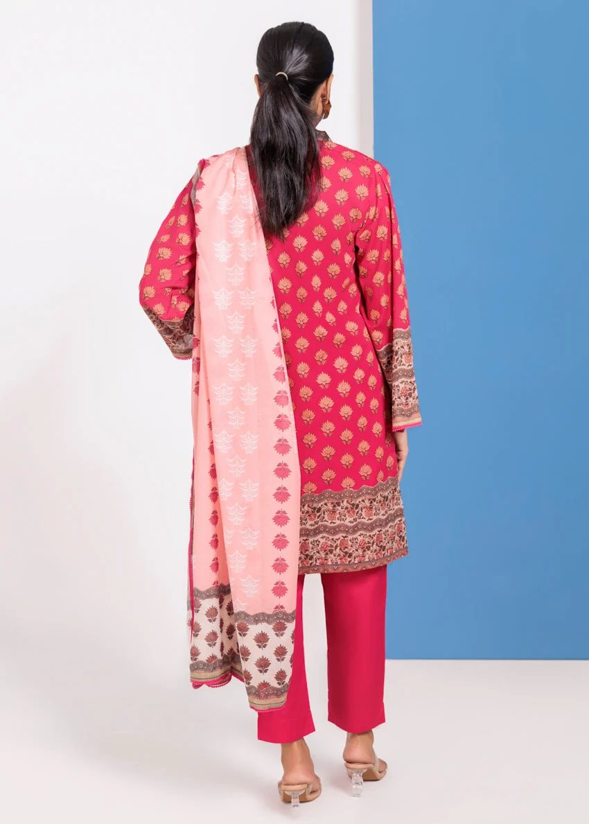 D-Pink-Lawn-3 Piece (WPS25P3098) J(FW12) Y-128 - Image 2
