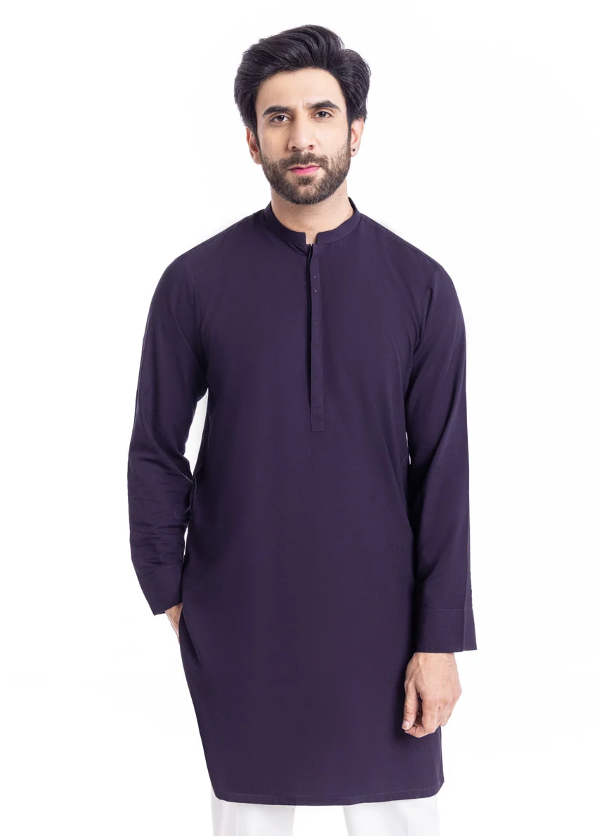 D-Purple-Blended-Kurta - (MP1PBW25BM11D1) J(42) f7 - Image 6