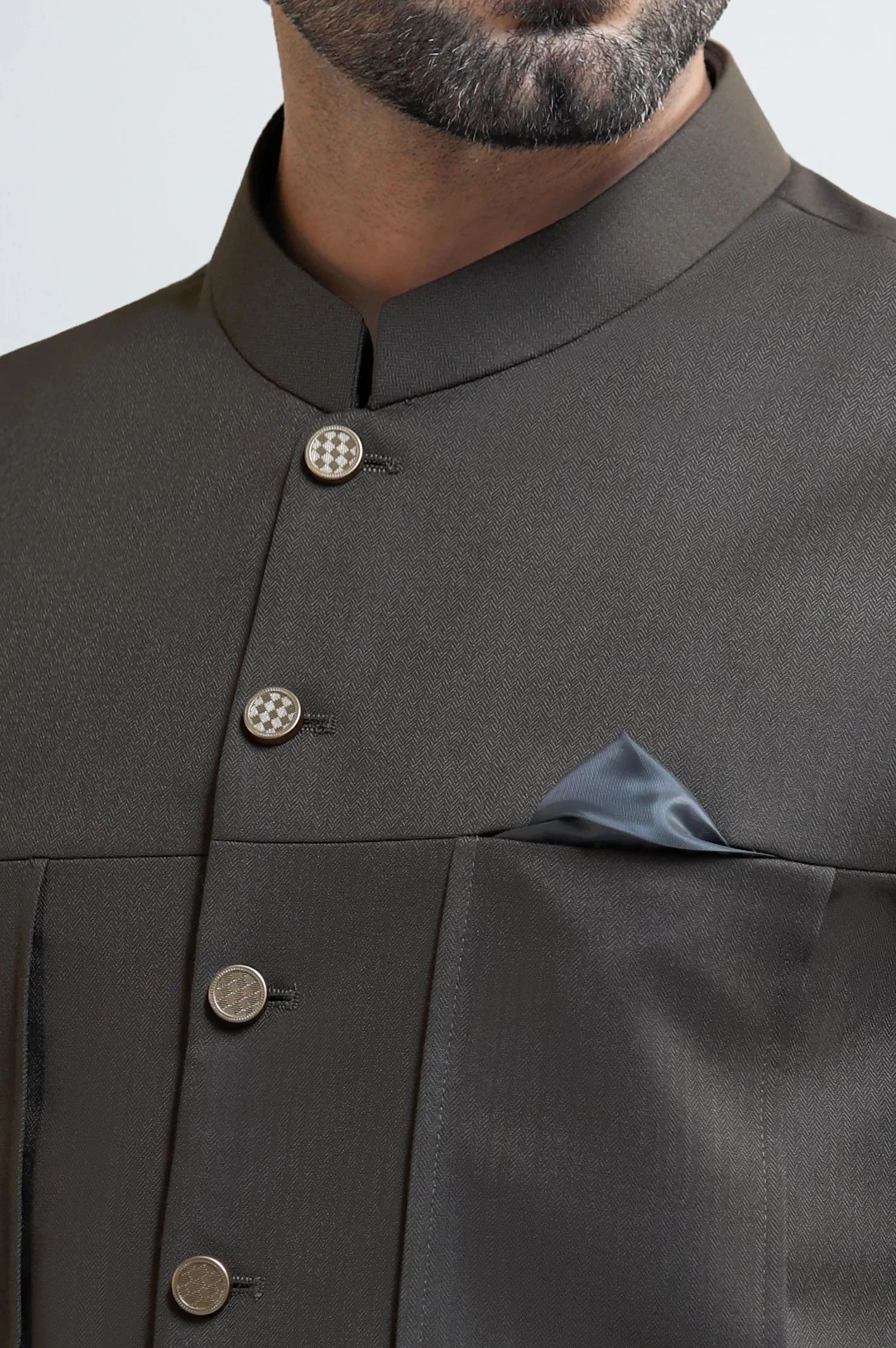 Mens Kurta Shalwar & Vest Combo EGW0045 - Image 3