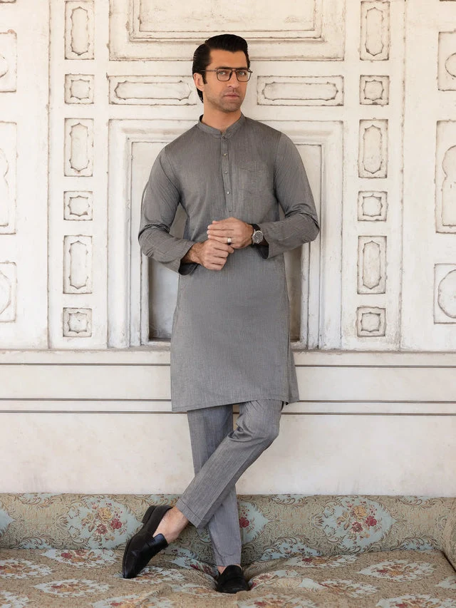 Edenrobe Men's Kurta Pajama - EMTKPT5-056 Y-F-26) - Image 3