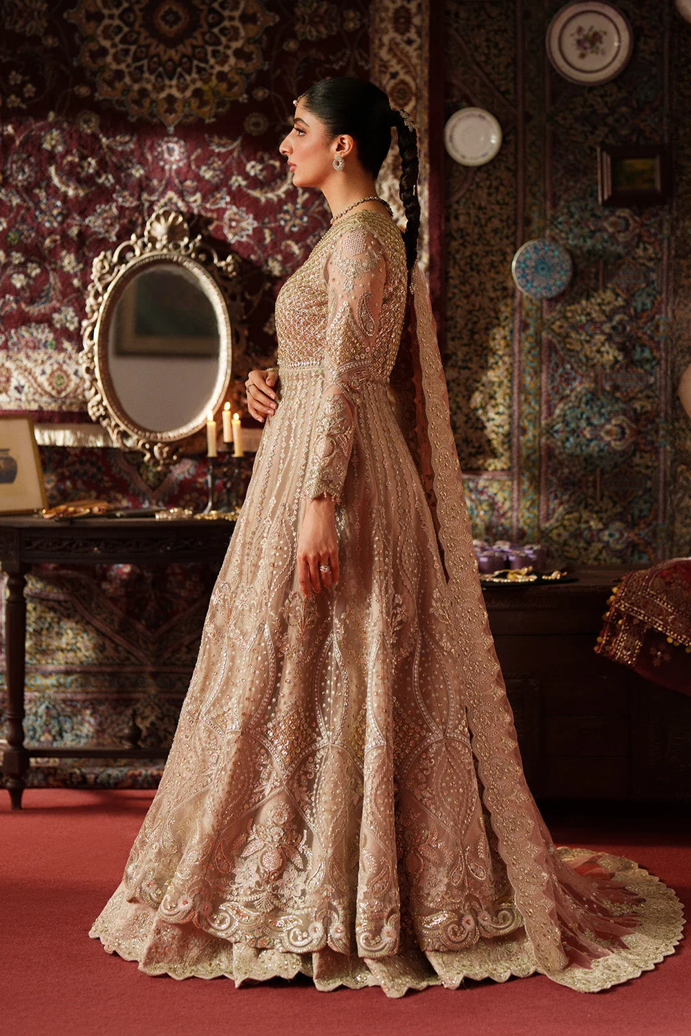 Festive Formal Stitched 3 Piece AZAL-MWS5643 - Image 4