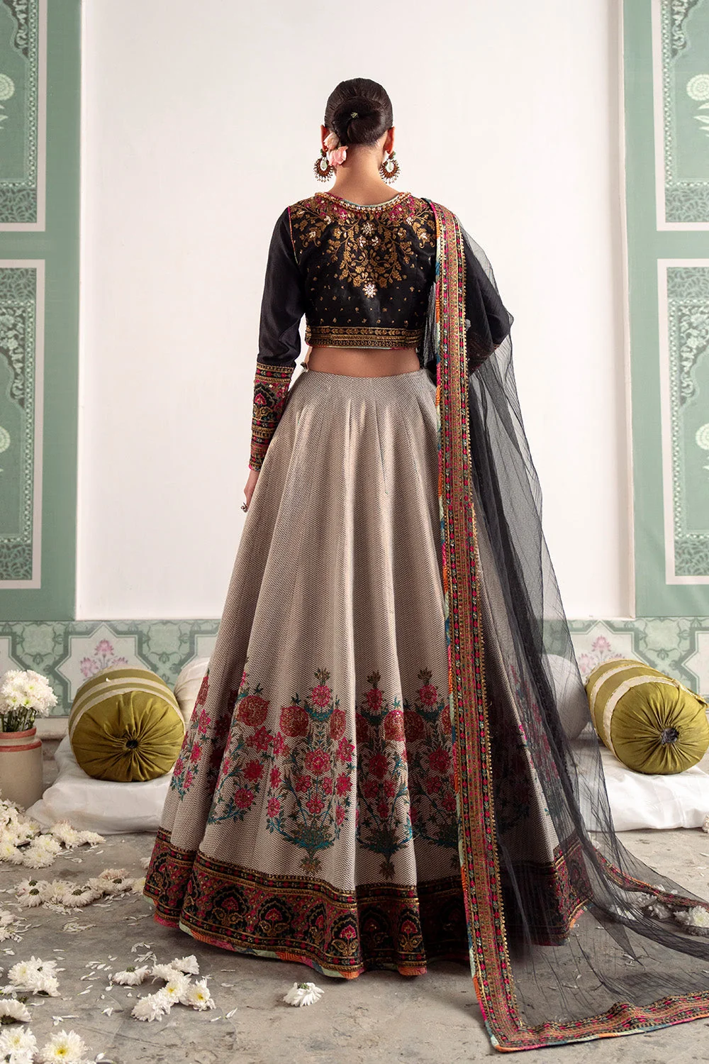 Festive Formal Stitched 3 Piece HARISMITA-MWS5929 - Image 5
