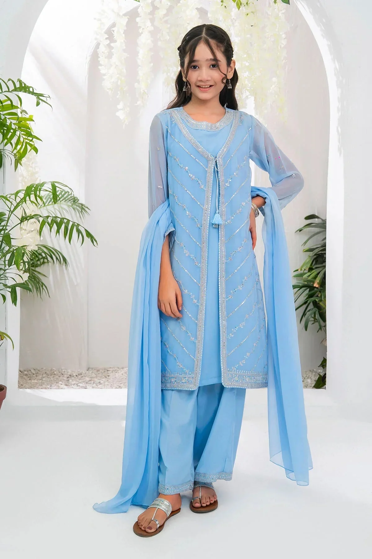 Girls Festive 3 Piece EM 61 J(152&153)