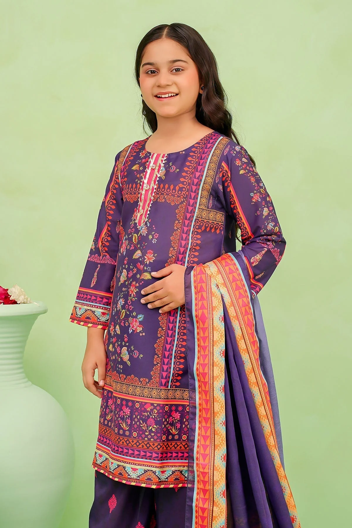 Girls Festive 3 Piece Mommy & Me CORF42 J(141) - Image 3