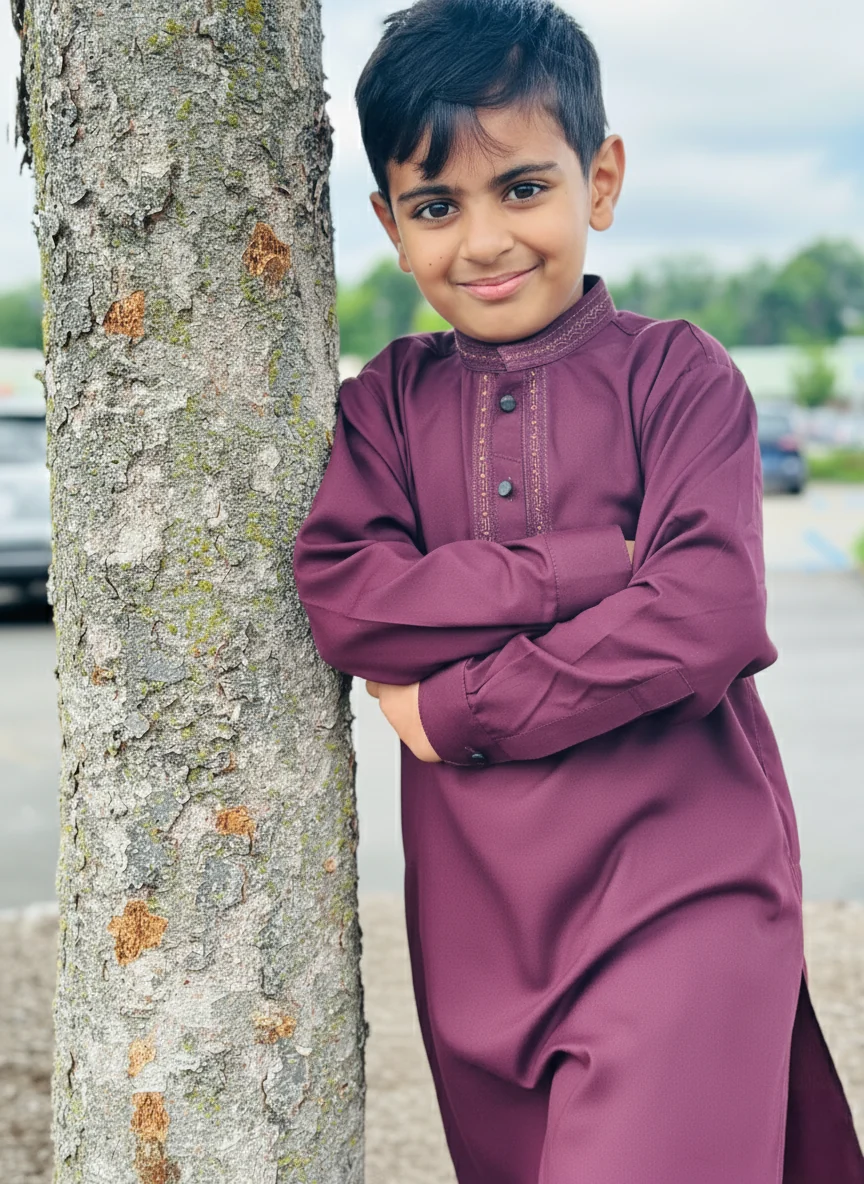 GRAPE-BOYS KURTA SHALWAR (BKSS-059)