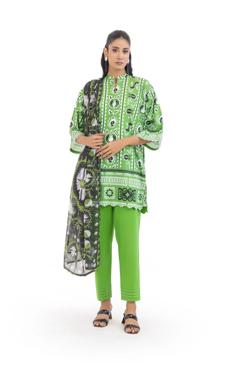 Green-Cambric-3 Piece (WU3PPBW25LI1J23P) J(FW5) (Y-111)