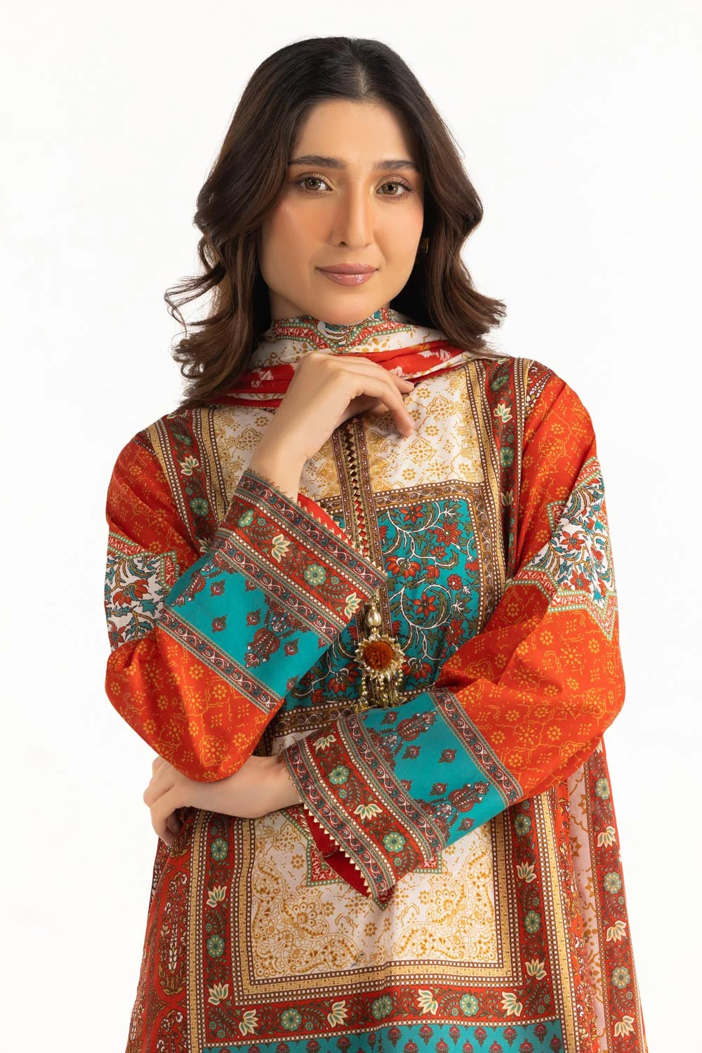 Gul Ahmed Stitched Lawn 3 Piece CL#62246 J(43) NY 64 - Image 2