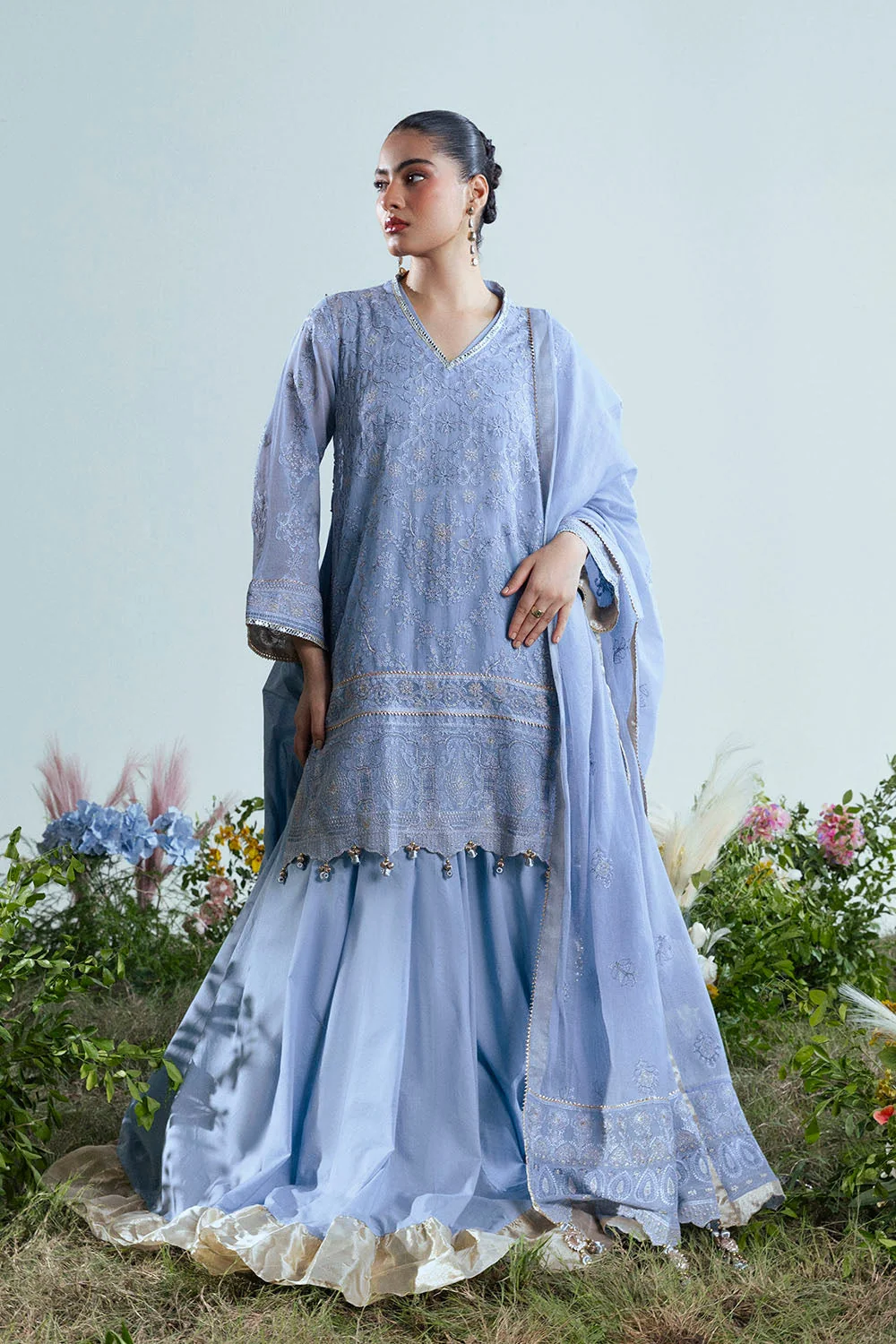 Gul Ahmed Festive 3 Piece FE-52165 Y-26 J(31) - Image 3