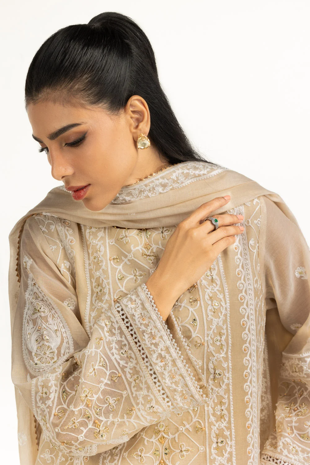 Gul Ahmed Festive 3 Piece IUSTKSD-1092 J(20) - Image 5