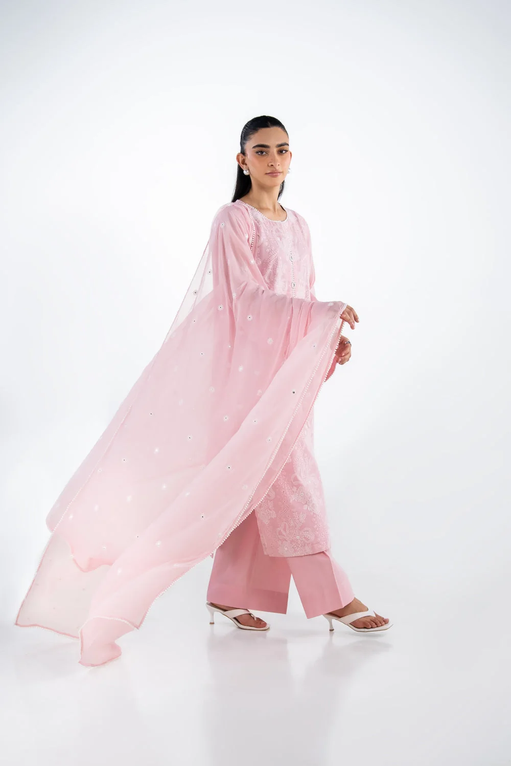 Gul Ahmed Stitched Swiss Voile 3 Piece IUSTKSD-2322 NY 71 - Image 4