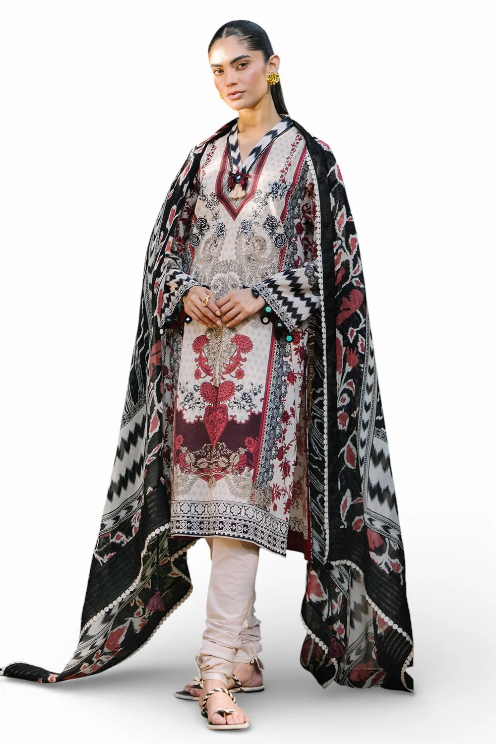 Gul Ahmed Lawn 3 Piece BM-62002 J(27) Y29