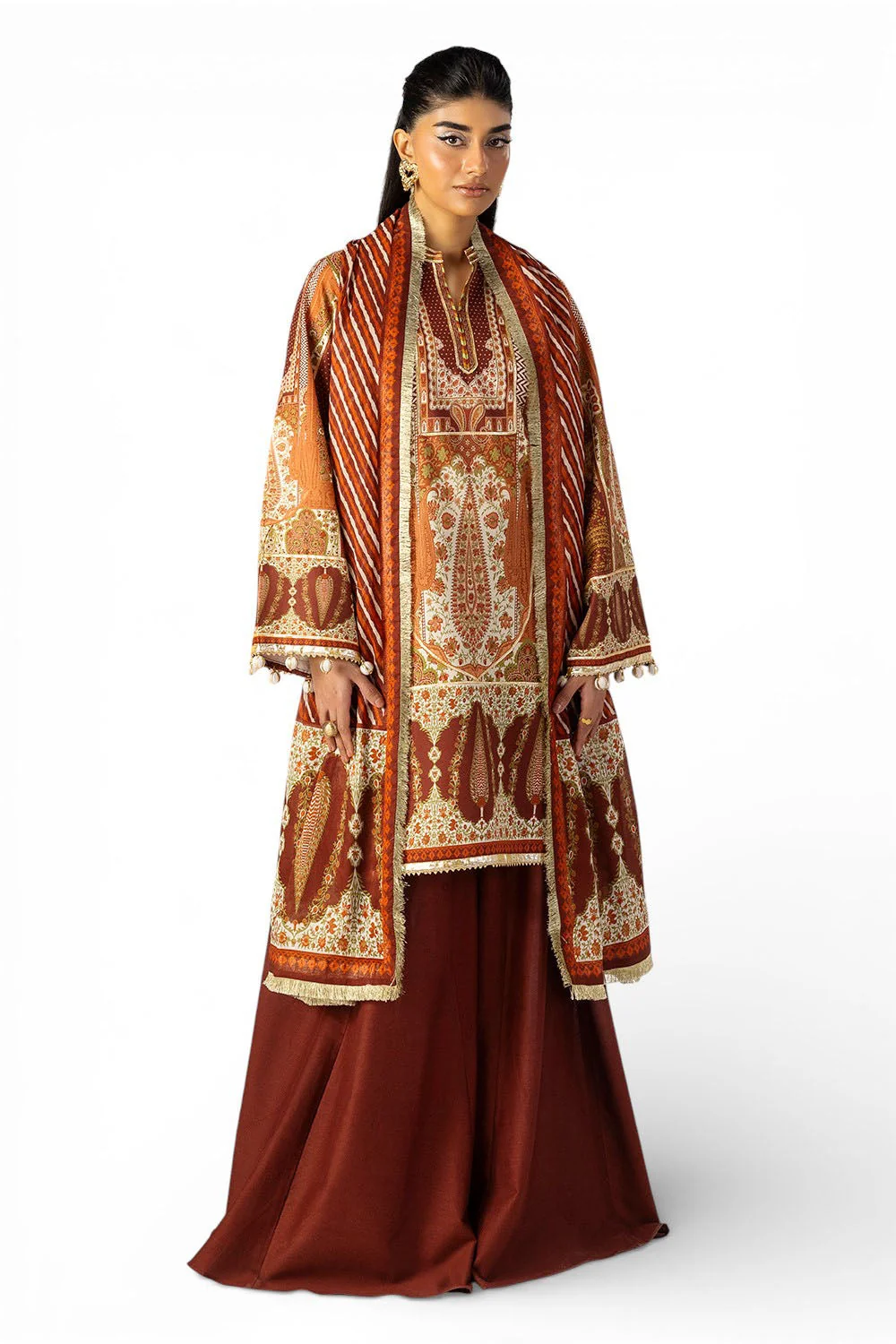 Gul Ahmed Lawn 3 Piece CL-62152 Y-30 J(43)