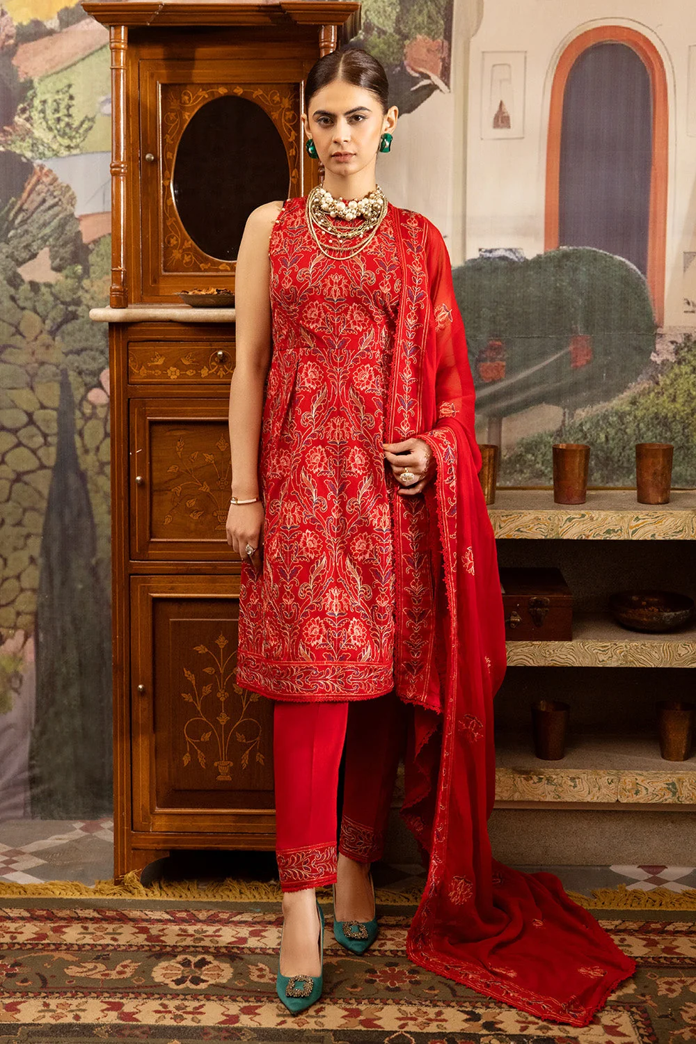 Gul Ahmed Stitched Festive 2024 3 Piece LSV-42019 J(ext 1) - Image 4
