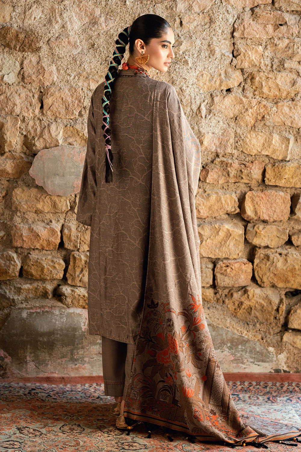 Gul Ahmed Stitched Jacquard 3 Piece MJ#52039 J(80) Y-4 - Image 4