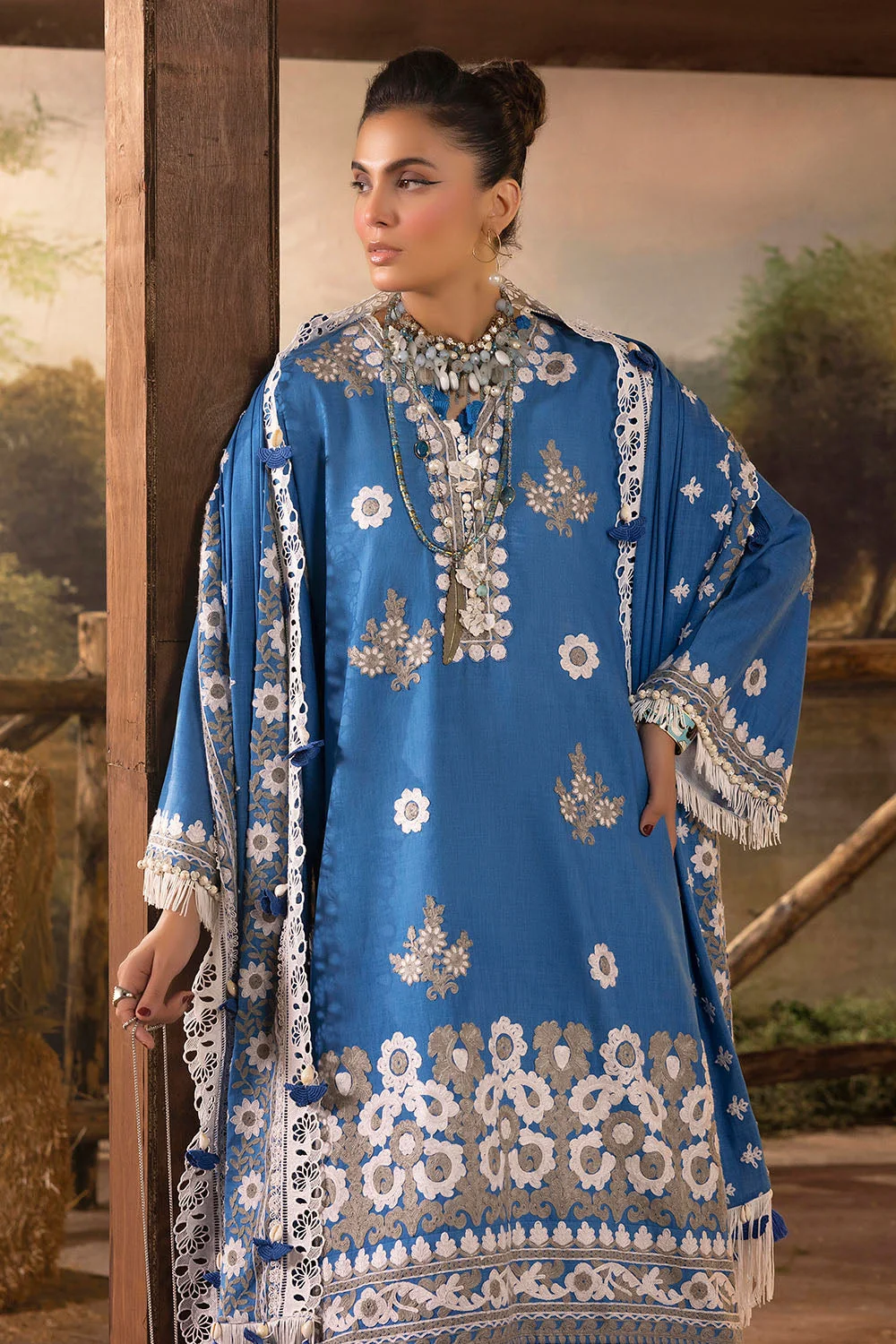 Gul Ahmed Stitched Khaddar 3 Piece K#52017 J(77) Y-13 - Image 3