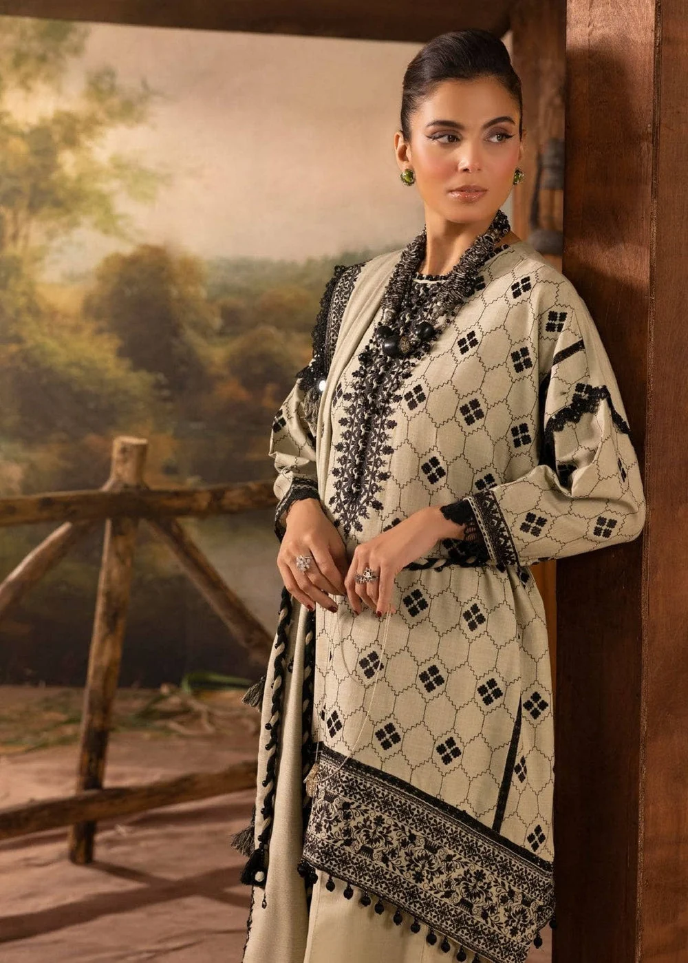 Gul Ahmed Stitched Khaddar 3 Piece K#52033 J(77) Y-2
