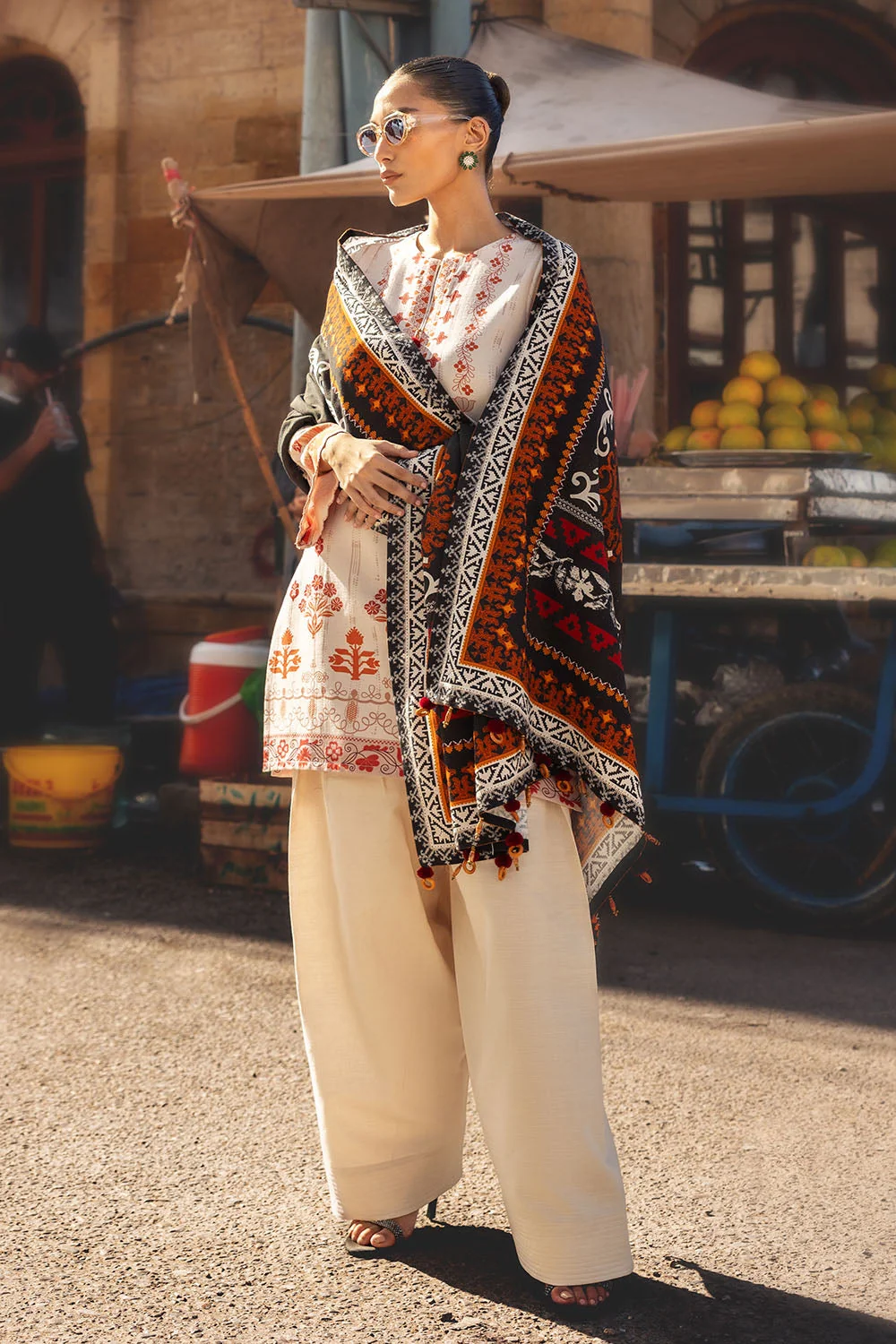 Gul Ahmed Stitched Viscose 3 Piece SC#52004 J(72) Y-24 - Image 3