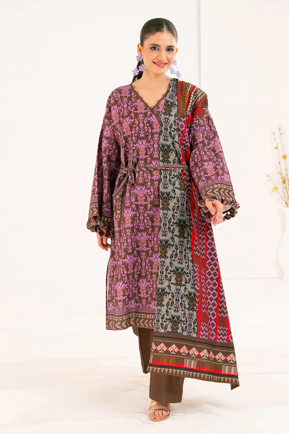Gul Ahmed Unstitched Khaddar 3 Piece K#52044 J(77)
