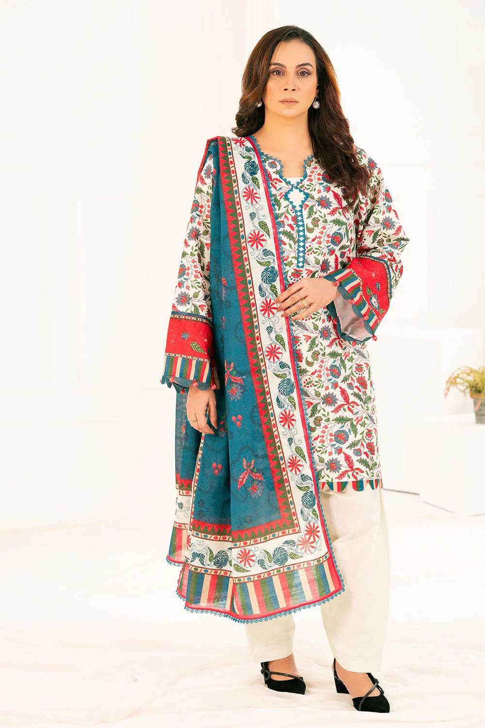 Gul Ahmed Unstitched Khaddar 3 Piece K#52089