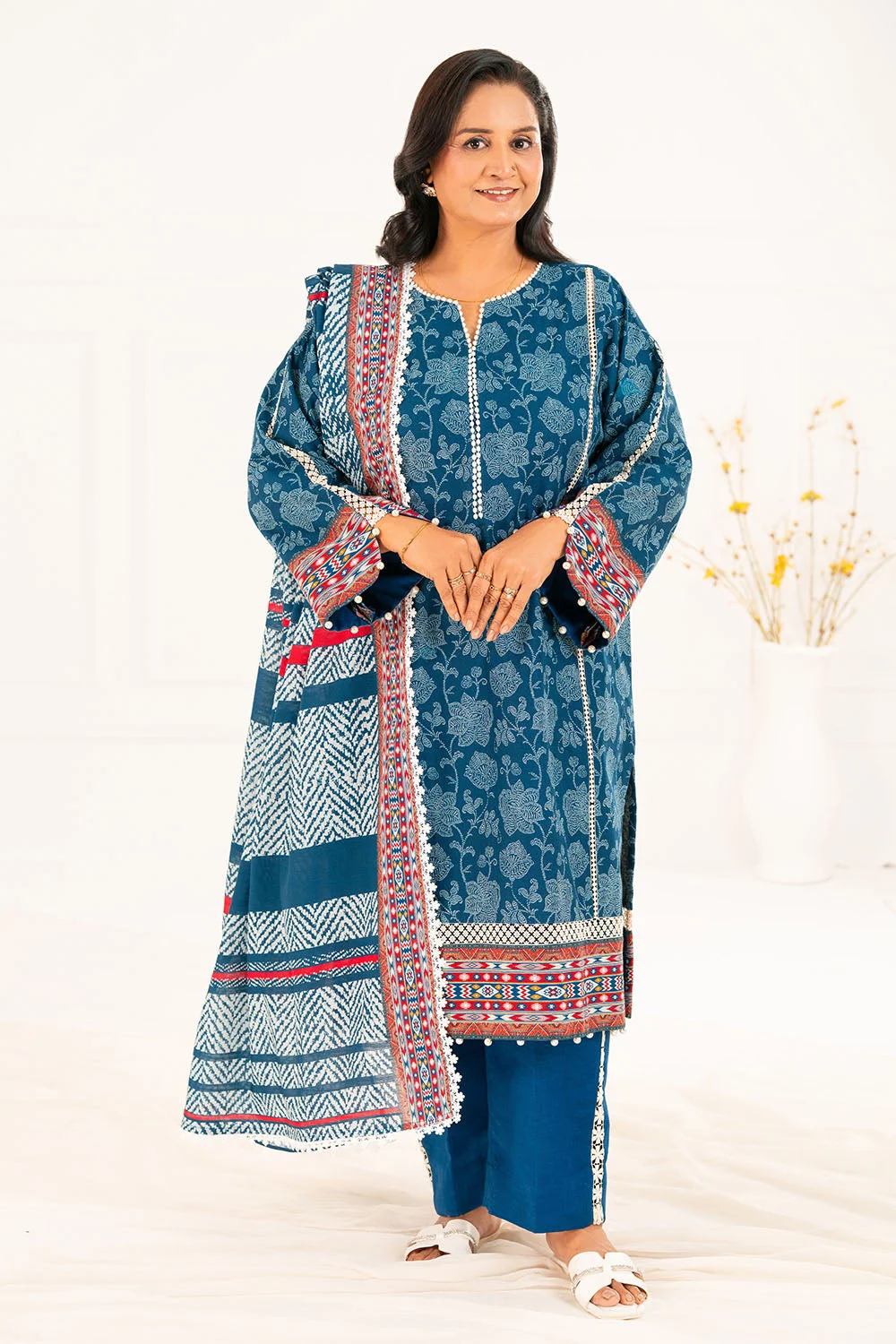 Gul Ahmed Unstitched Khaddar 3 Piece K#52110