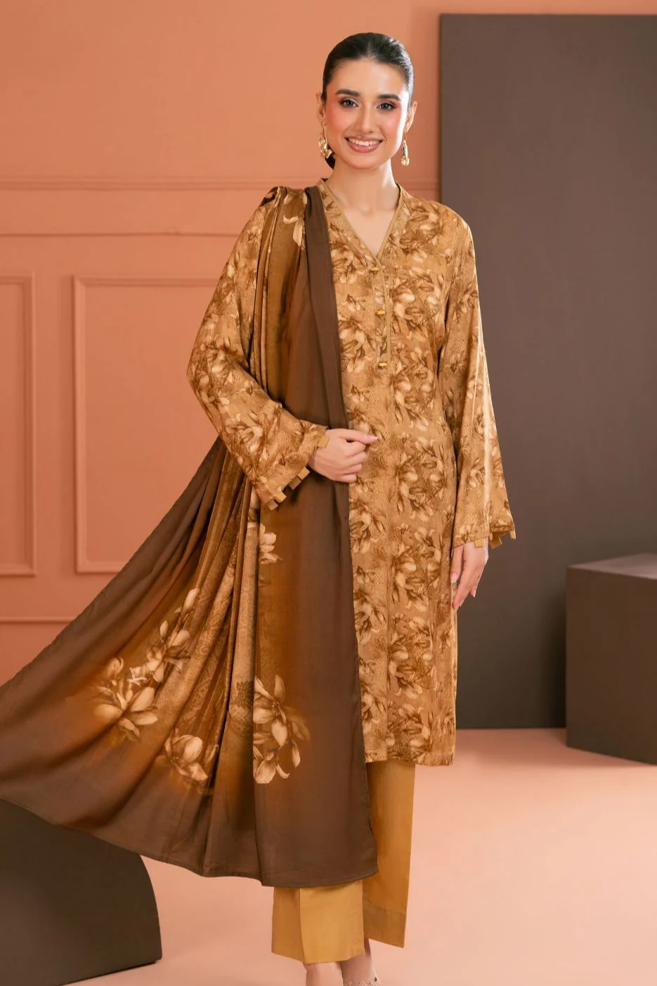 Gul Ahmed Unstitched Linen 3 Piece LT#52027