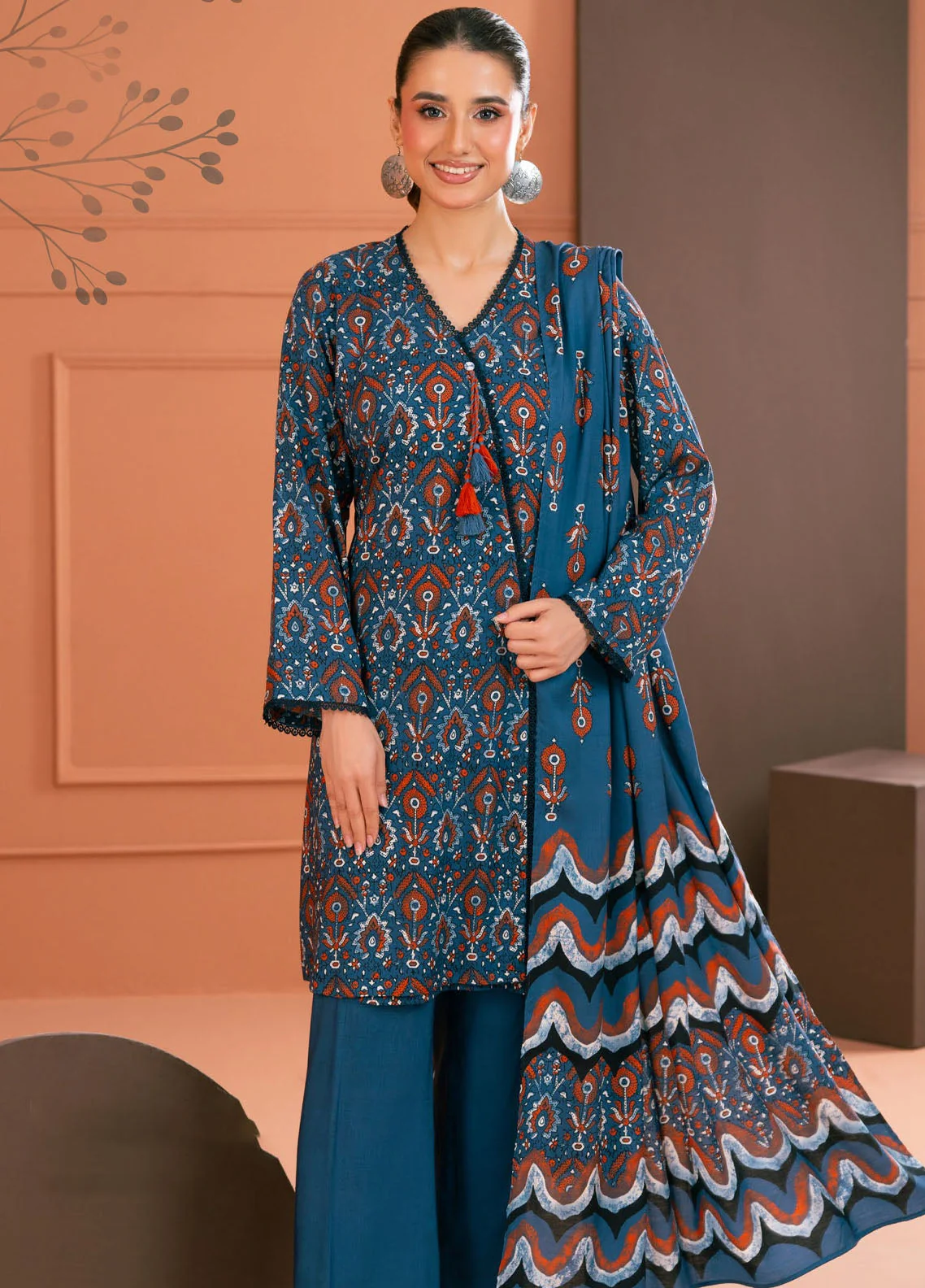 Gul Ahmed Unstitched Linen 3 Piece LT#52031