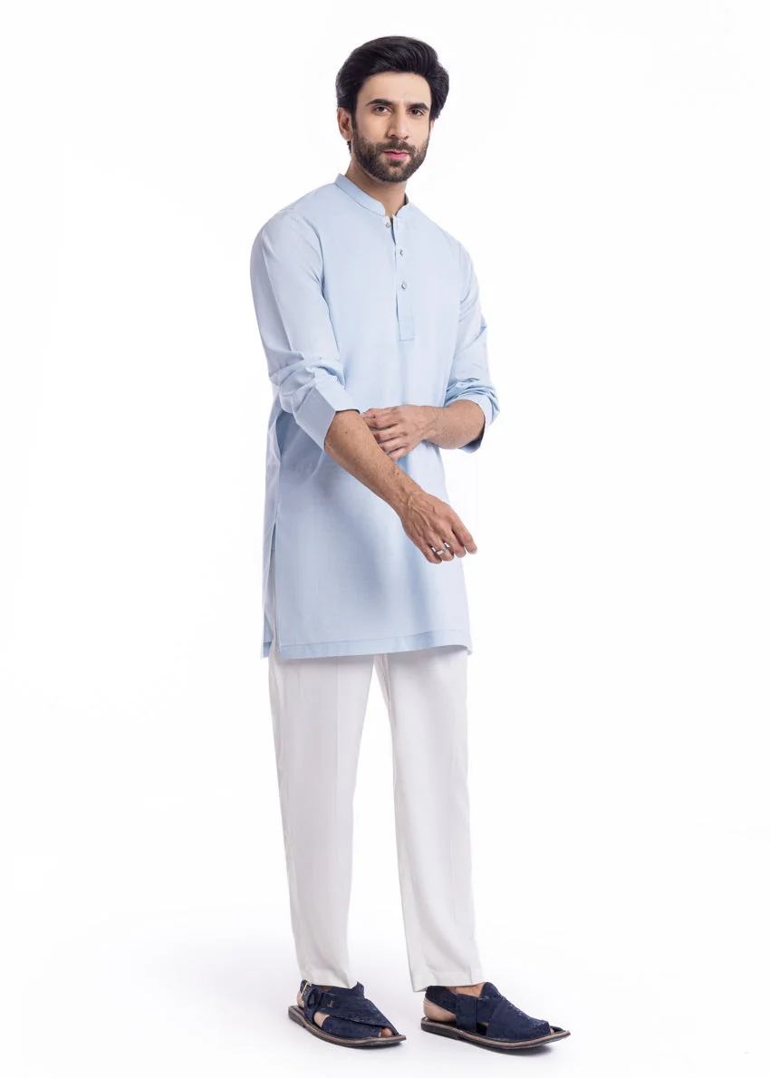 L-Blue-Blended-Kurta - (MP1PBW25BM1J1) JM(59) - Image 5