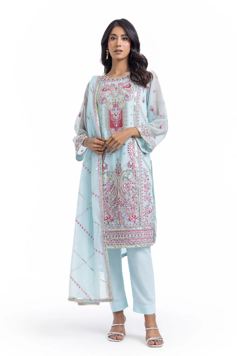 L-Blue-Chiffon-3 Piece (WU3PSLS25AF6P) - Image 3