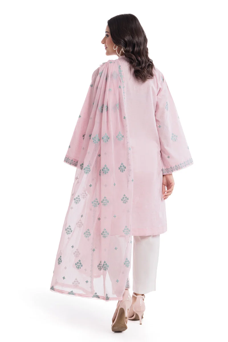 L-Pink-Jacquard-2 Piece (WPSDSSW25S9O7) (Y-132 137 ) J(FW2) - Image 2