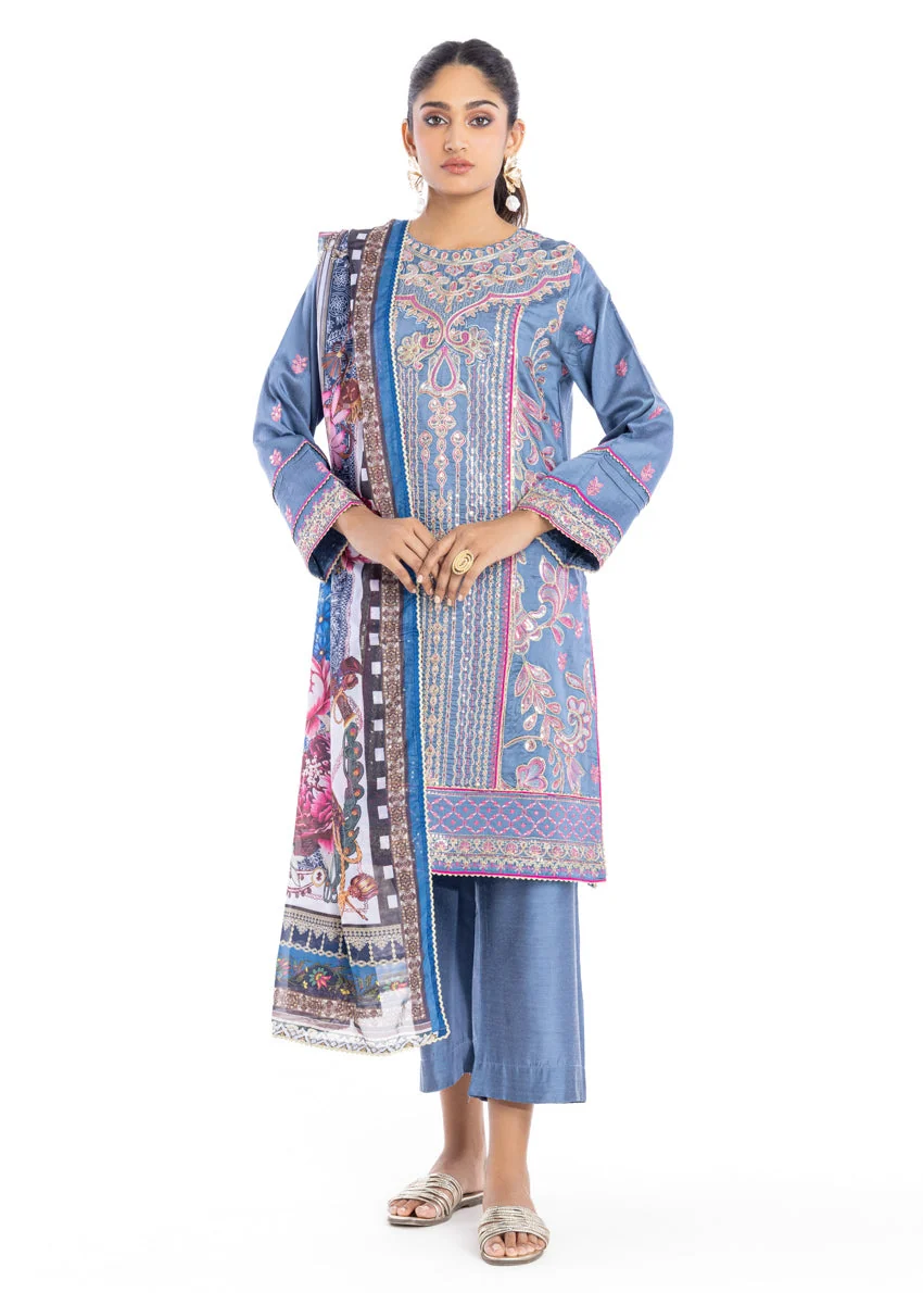 Lavender-Cotton Silk-3 Piece (WPS25FE3007) (Y-124 132) J(147)