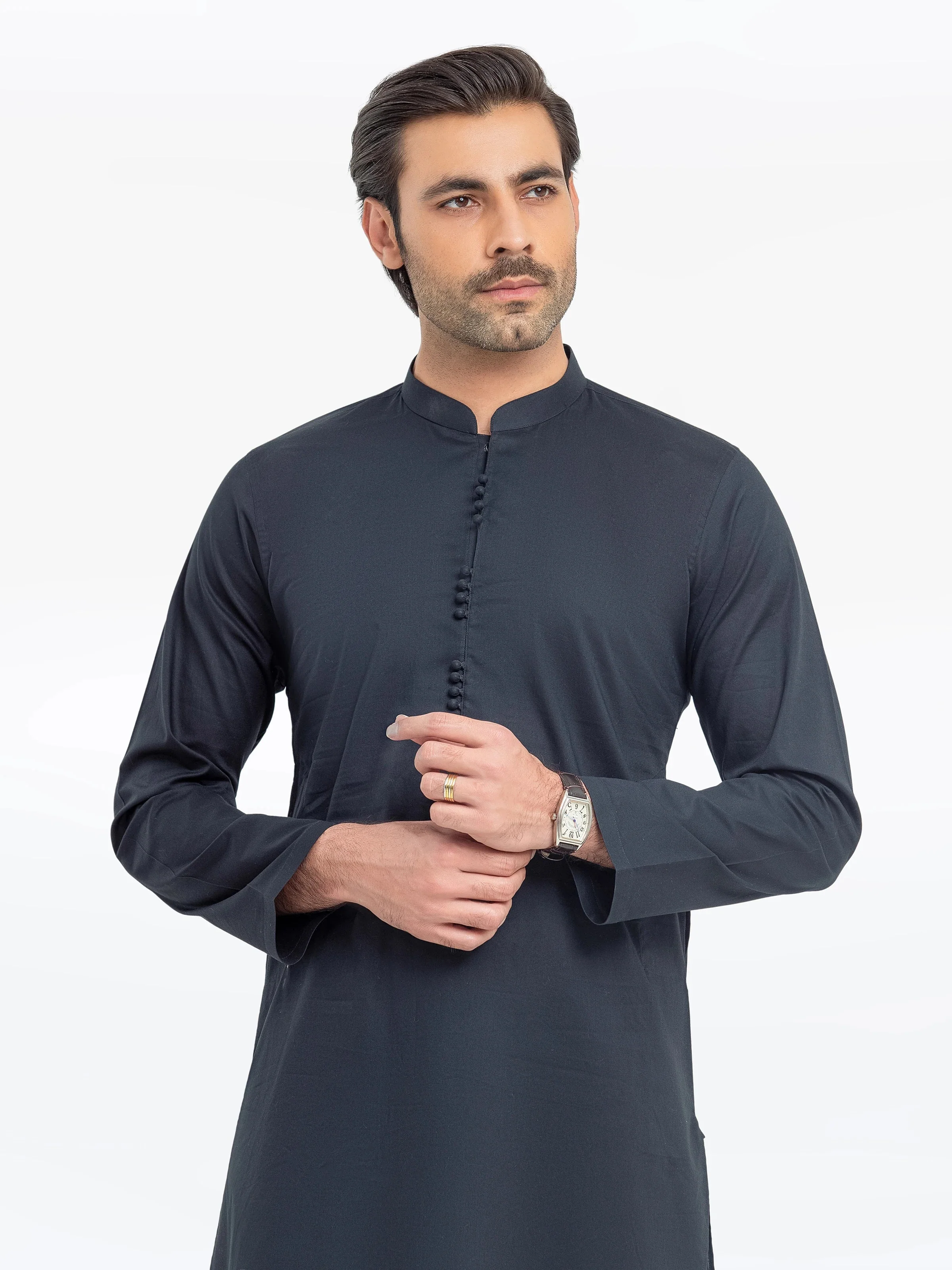 Men Kurta Pajama Tailored EMTKPT5-062 Y(F-25) J(13) - Image 2