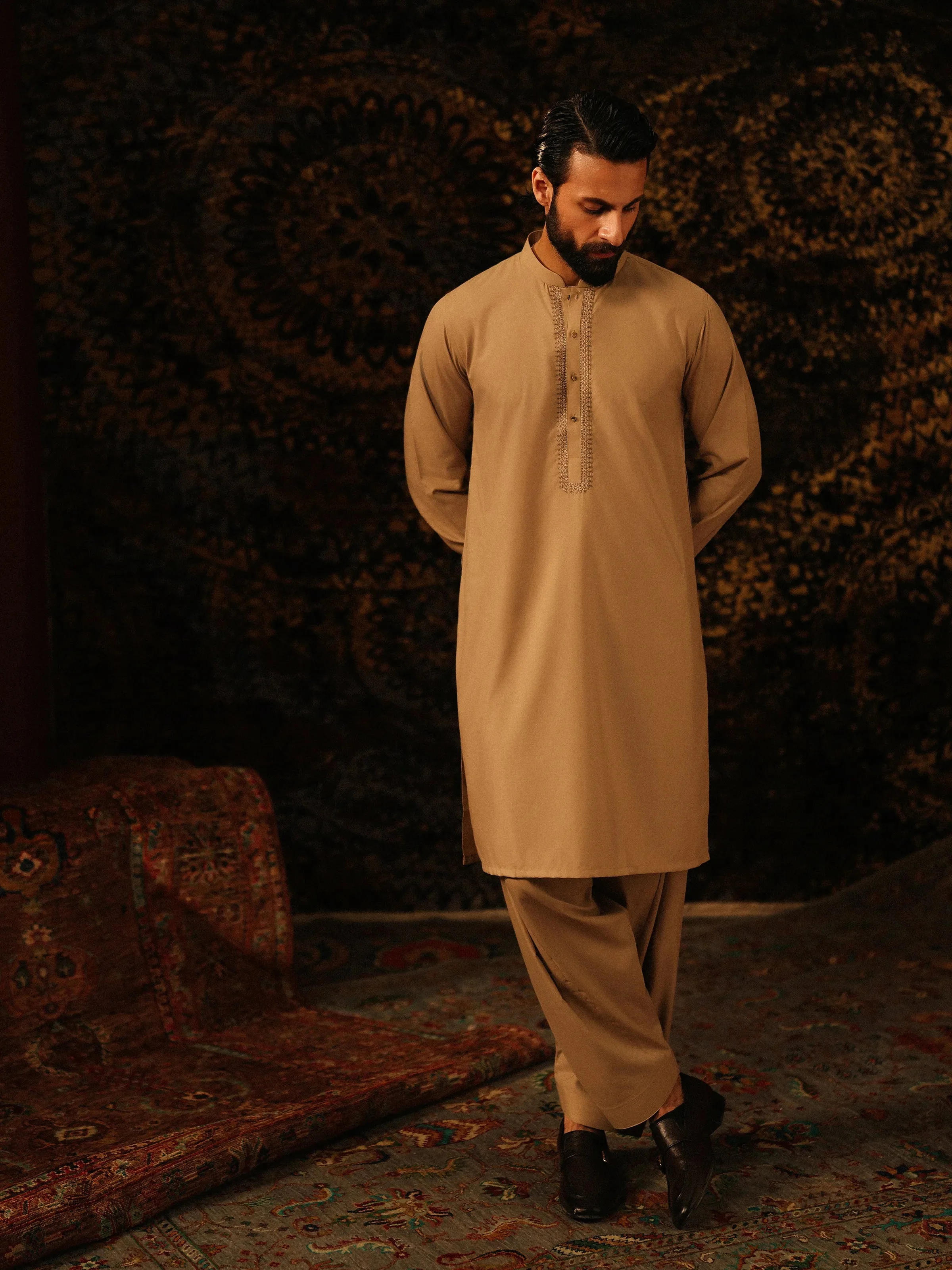 Men Kurta Shalwar Tailored EMTKST5-99604 y(F10) J(13) - Image 4